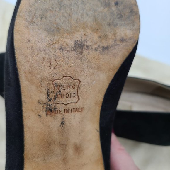 Manolo Blahnik Vintage Strappy Low Heels - Picture 7 of 8